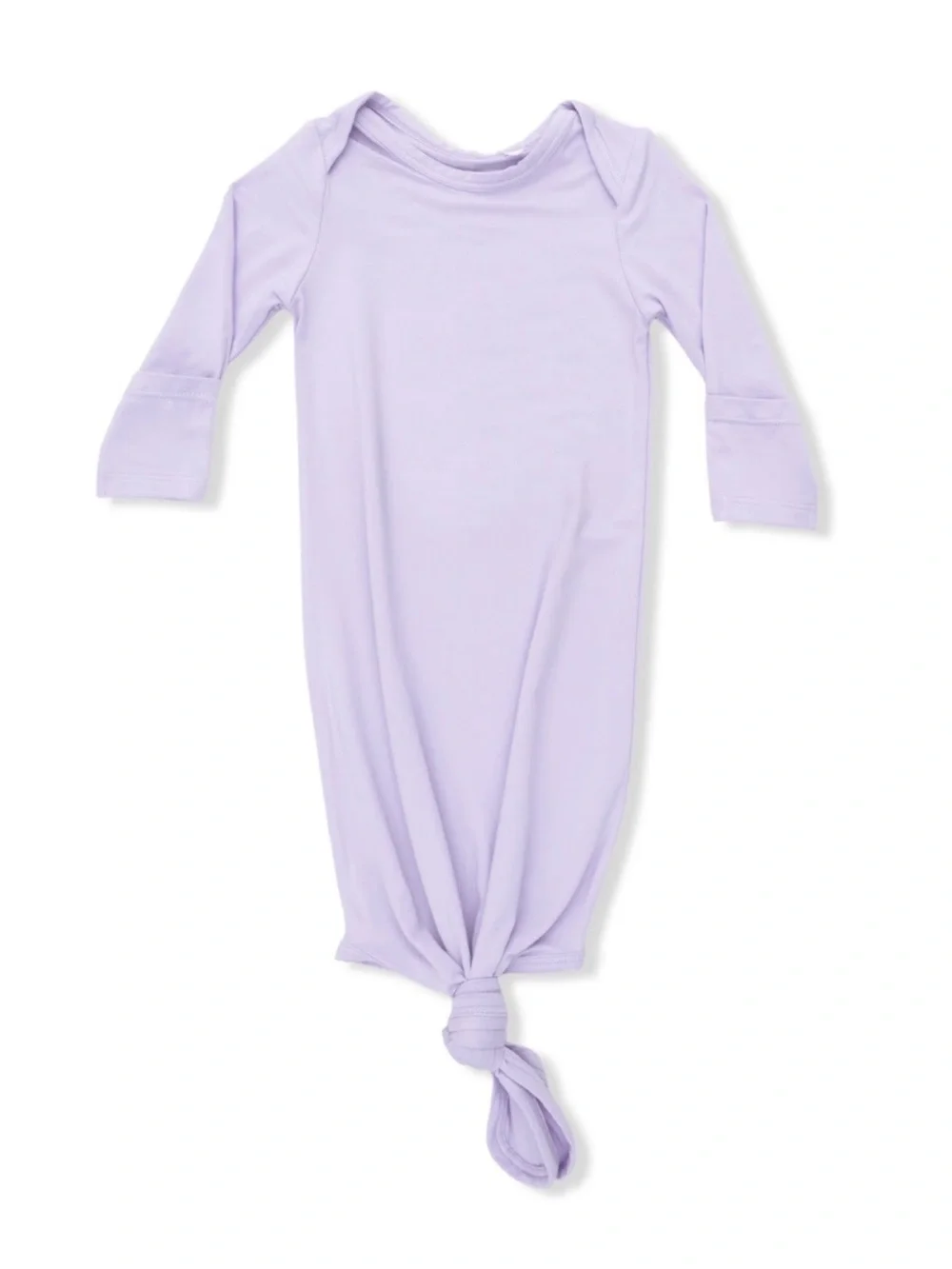 Angel Dear Solid Orchid Petal Knotted Gown 0-3 Months